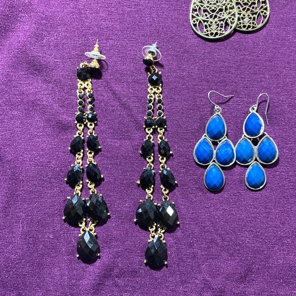 Set of 9 earrings - Picture 2 of 4